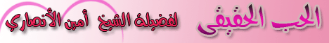 الحب الحقيقي لـالشيخ أمين الأنصاري - موقع الطريق إلى الله