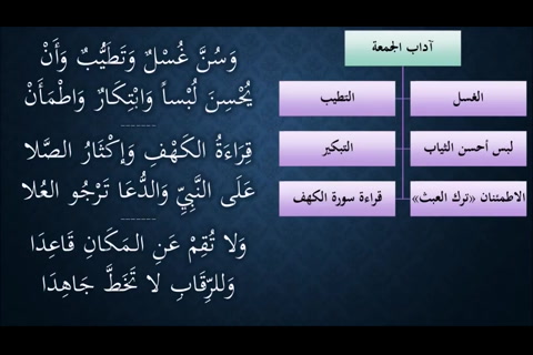   (آداب  الجمعة)  شرح النظم الجلي في الفقه الحنبلي 